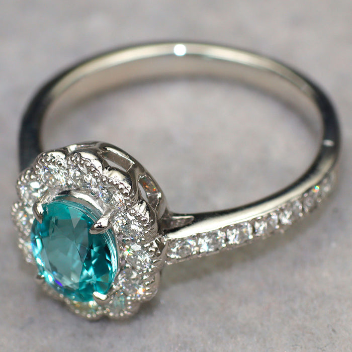 Pt900 マダガスカル産 非加熱グランディディエライト ダイヤモンド