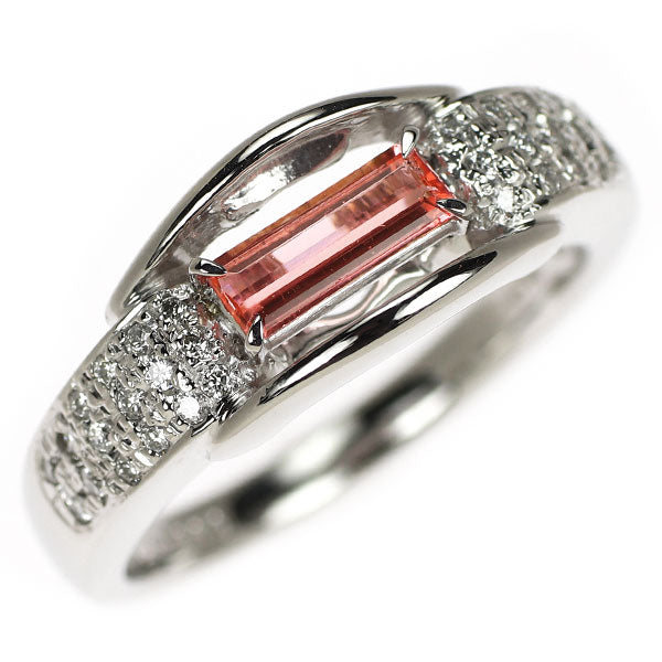 希少 Pt900 ヴェイリネナイト ダイヤモンド リング 0.35ct D0.187ct