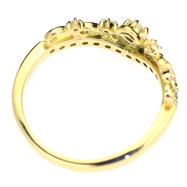 K18YG ダイヤモンド リング 0.20ct