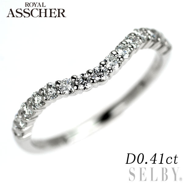  ASSCHER ロイヤルアッシャー Pt900 ダイヤモンド リング ロイヤルアッシャー Pt900 ダイヤモンド リング 0.41ct — セルビー