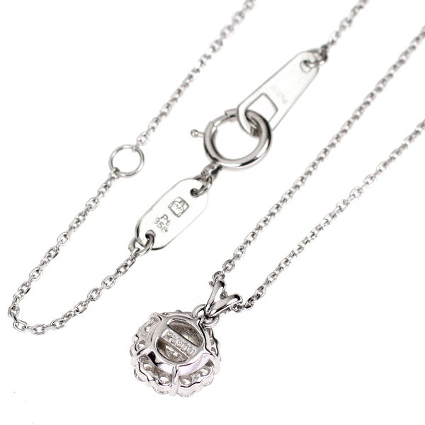 ロイヤルアッシャー Pt900/ Pt850 ダイヤモンド ペンダントネックレス 0.23ct D0.20ct