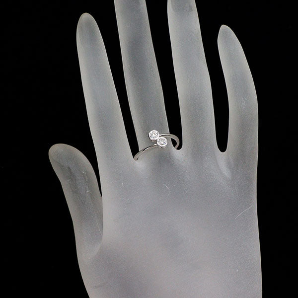 ハスラーズ.com k18WG ダイヤモンドフォーエバーマーク フォーエバーマーク K18WG ダイヤモンド リング 0.257ct Two D