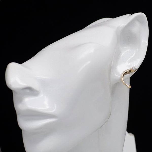 フォーエバーマーク K18YG ダイヤモンド ピアス 0.238ct アヴァンティ