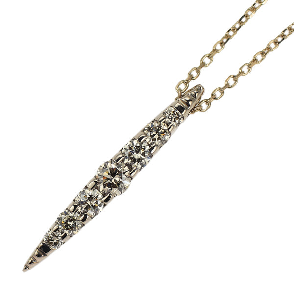 カシケイ/Kashikey K18BG ダイヤモンド ペンダントネックレス 0.50ct ネイキッド
