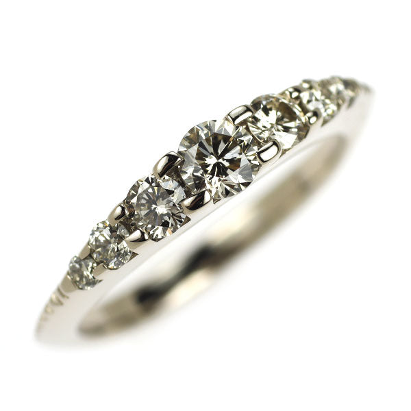 カシケイ K18BG ダイヤモンド リング 0.35ct ネイキッド ピンキー