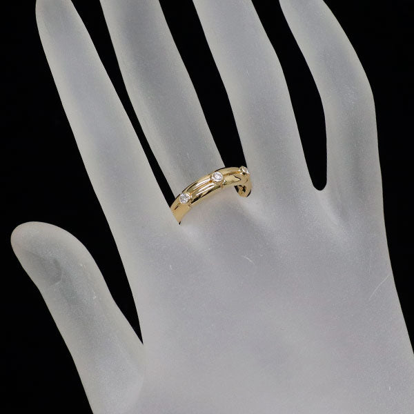 ミキモト K18YG ダイヤモンド リング 0.10ct