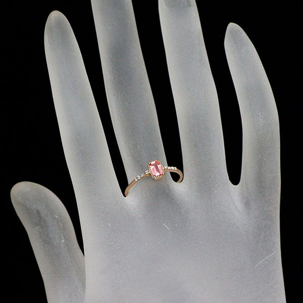 新品 希少 K18PG ナイジェリア産 ヴェイリネナイト ダイヤモンド  