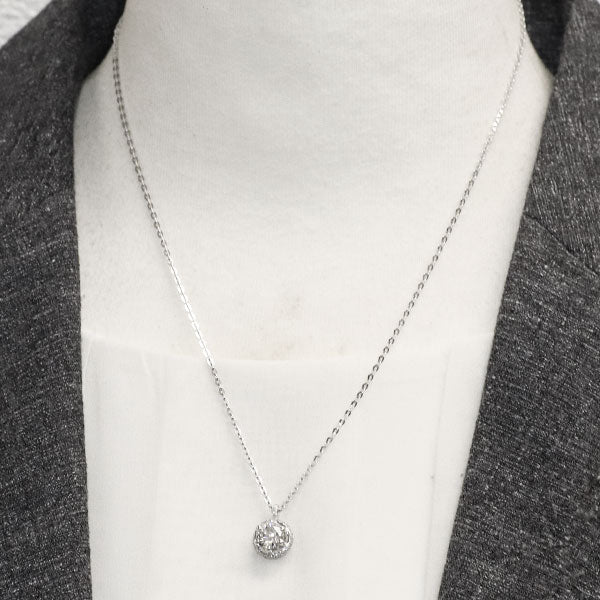ダミアーニ K18WG ダイヤモンド ペンダントネックレス 1.00ct F VS1 3EX 《セルビー銀座店》【中古】