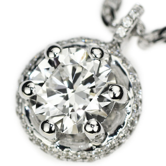 ダミアーニ K18WG ダイヤモンド ペンダントネックレス 1.00ct F VS1 3EX 《セルビー銀座店》【中古】