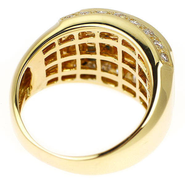 K18YG サファイア ダイヤモンド リング 2.04ct D0.97ct