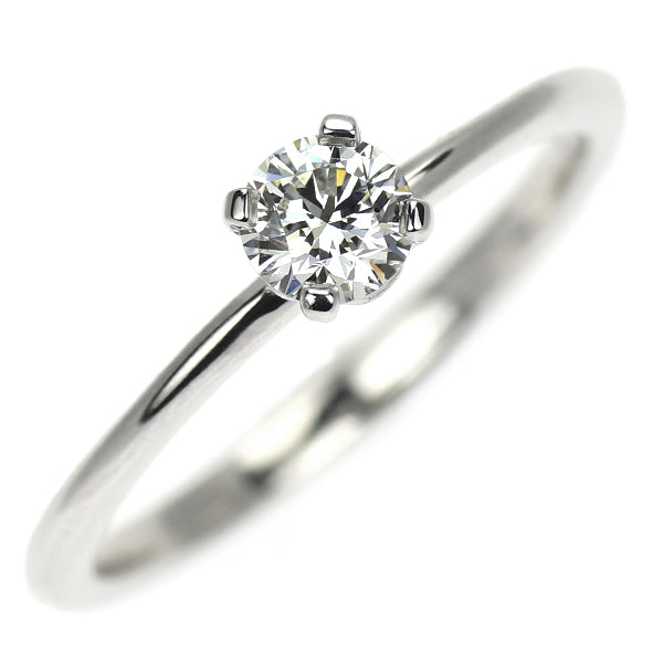 ティファニー Pt950 ダイヤモンド リング 0.23ct G VS1 3EX トゥルー