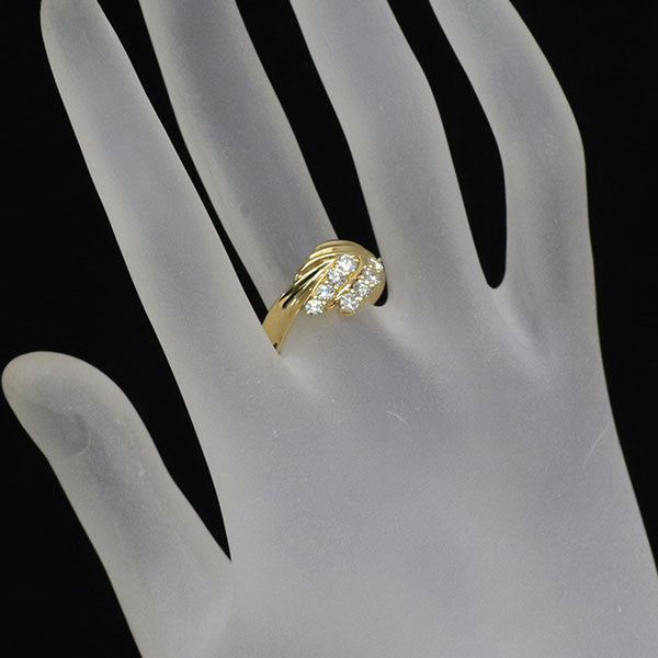 モニッケンダム K18YG ダイヤモンド リング 0.56ct