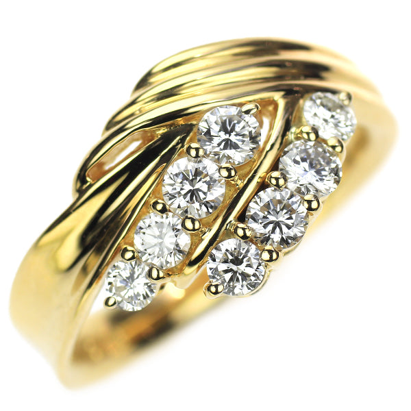 モニッケンダム K18YG ダイヤモンド リング 0.56ct