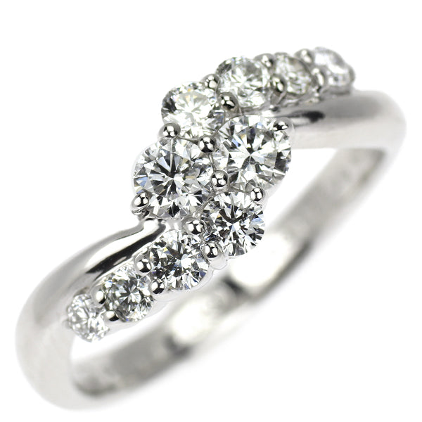 三越/セイコー Pt900 ダイヤモンド リング 0.70ct