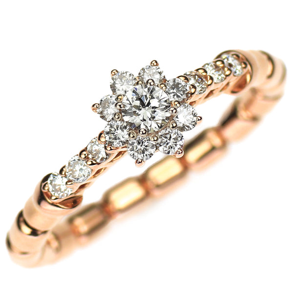 K18PG ダイヤモンド リング 0.30ct 伸縮式