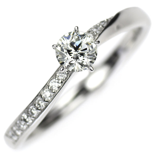 wish upon a star Pt950 ダイヤモンド リング 0.286ct F VS2 D0.07ct