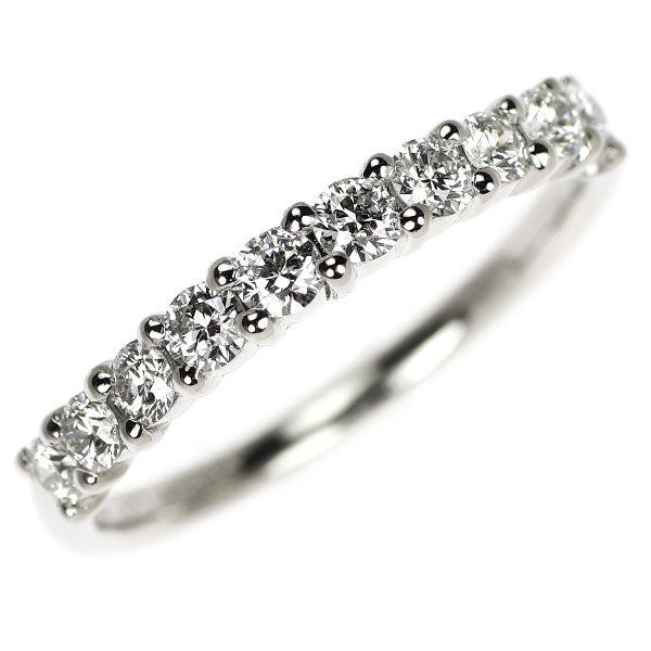 Pt900 H&Cダイヤモンド リング 0.510ct ハーフエタニティ