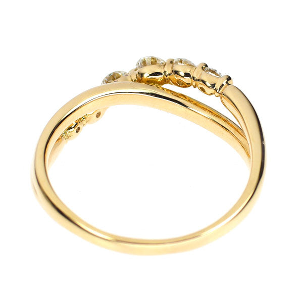 K18YG ダイヤモンド リング 0.52ct