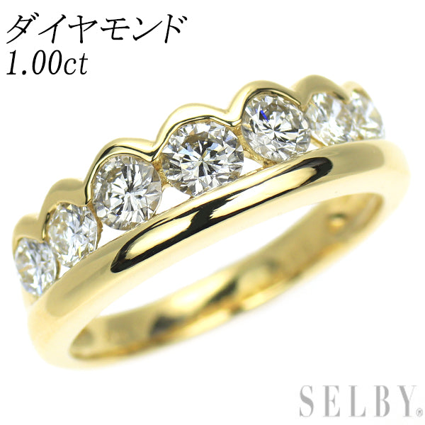 K18YG ダイヤモンド リング 1.00ct