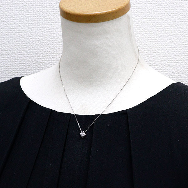 フォーエバーマーク Pt900/Pt850 ダイヤモンド ペンダントネックレス 0.16ct
