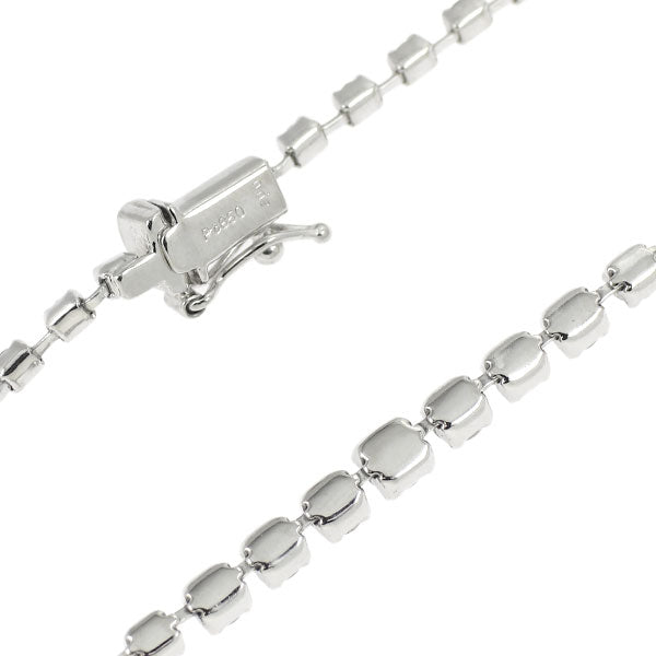 Pt850 ダイヤモンド テニス ネックレス 3.00ct