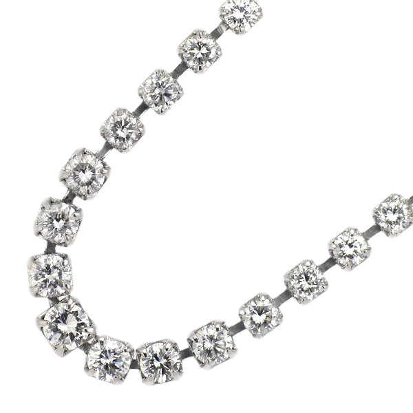 Pt850 ダイヤモンド テニス ネックレス 3.00ct
