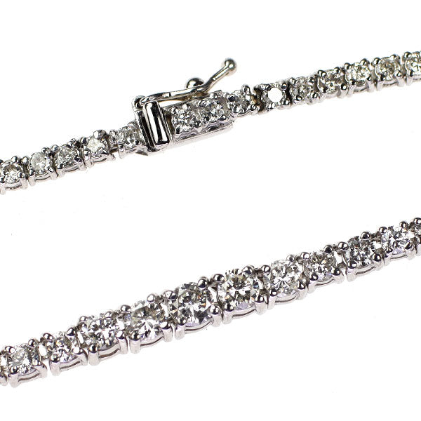 Pt850 ダイヤモンド テニス ネックレス 5.00ct