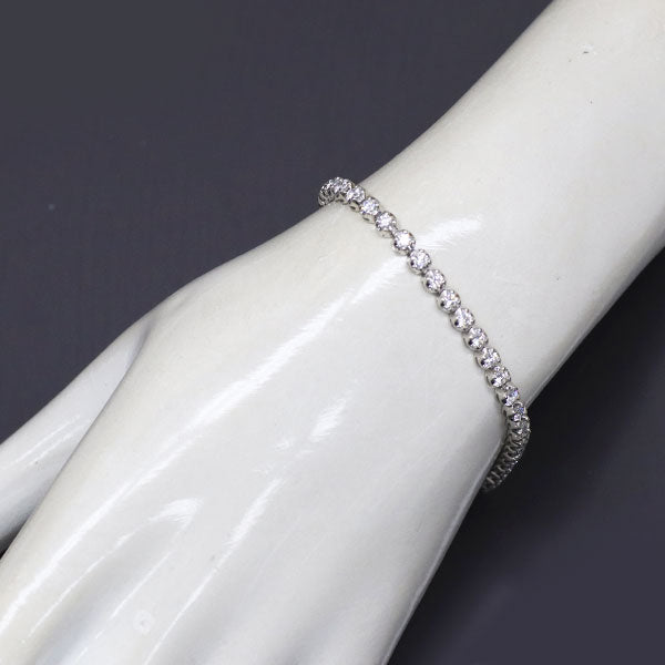 Pt850 ダイヤモンド ブレスレット 2.00ct テニス