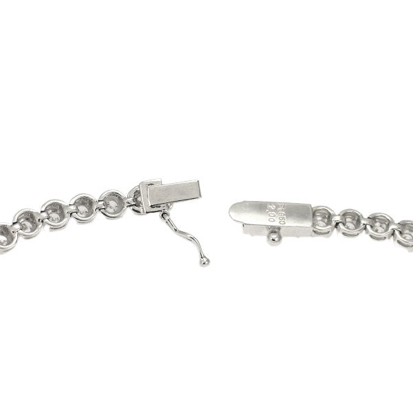 Pt850 ダイヤモンド ブレスレット 2.00ct テニス