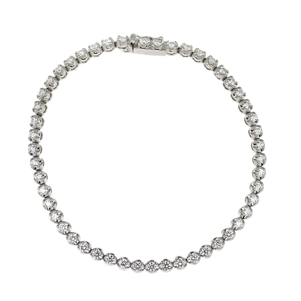 Pt850 ダイヤモンド ブレスレット 2.00ct テニス