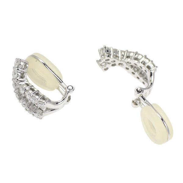 K18WG ダイヤモンド イヤリング 1.10ct