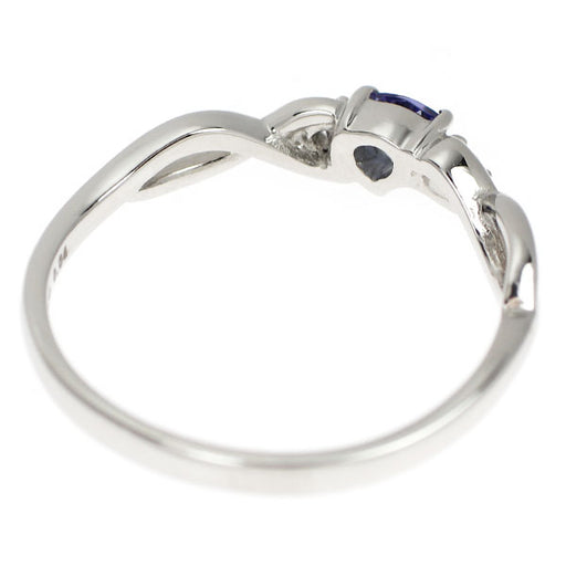 新品 Pt950 アメリカ サンベニト産ベニトアイト ダイヤモンド リング