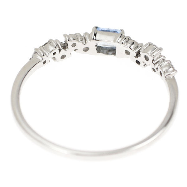 新品 Pt950 ナミビア産エレメージェバイト ダイヤモンド リング 0.133ct D0.15ct 希少石 レアストーン【エスコレ】
