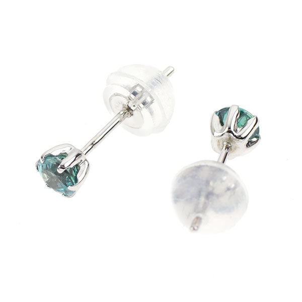 新品 希少 Pt900 ブラジル産 アレキサンドライト ピアス 0.30ct