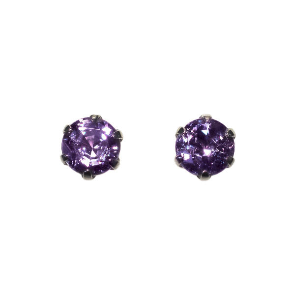 新品 希少 Pt900 ブラジル産 アレキサンドライト ピアス 0.30ct