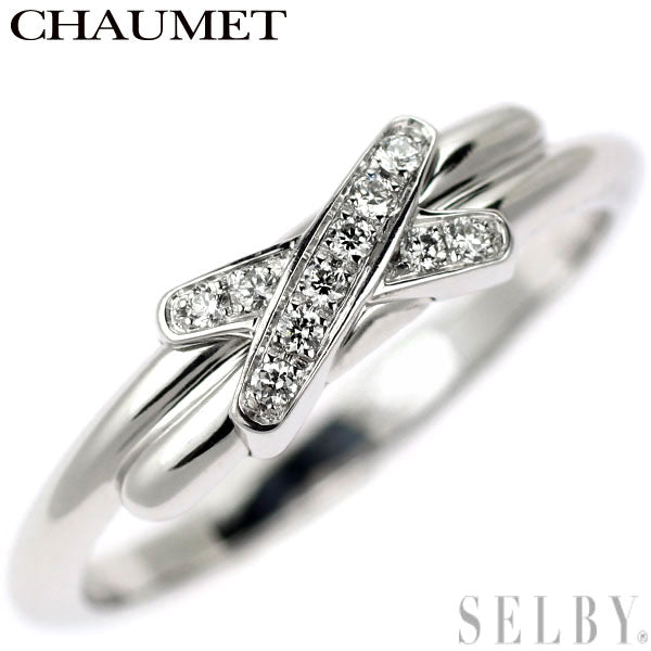 ショーメ K18WG ダイヤモンド リング リアン 46号