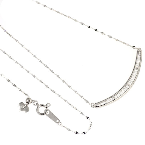 K18WG ダイヤモンド ペンダントネックレス 0.25ct