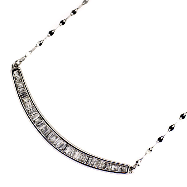 K18WG ダイヤモンド ペンダントネックレス 0.25ct