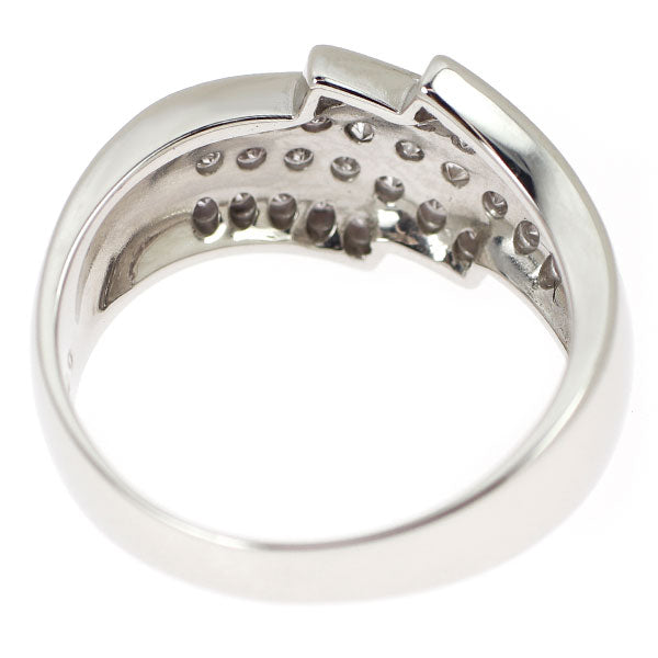 希少 Pt900 天然ピンクダイヤモンド リング 0.53ct