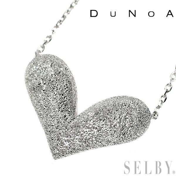 DuNoA(デュノア)/セイコー K18WG ペンダントネックレス ハート Dazzling Heart