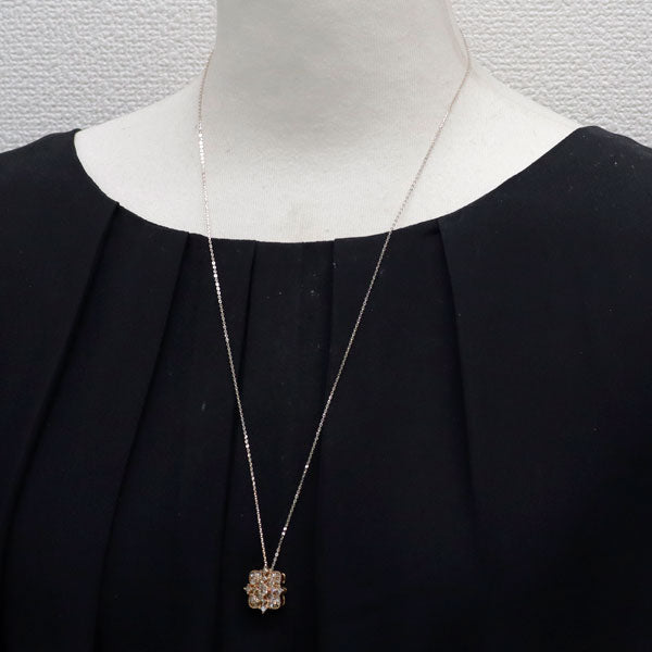 K18YG/WG/PG ダイヤモンド ペンダントネックレス 1.00ct