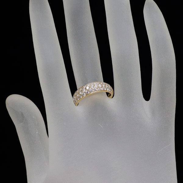 モニッケンダム K18YG ダイヤモンド リング 1.05ct パヴェ