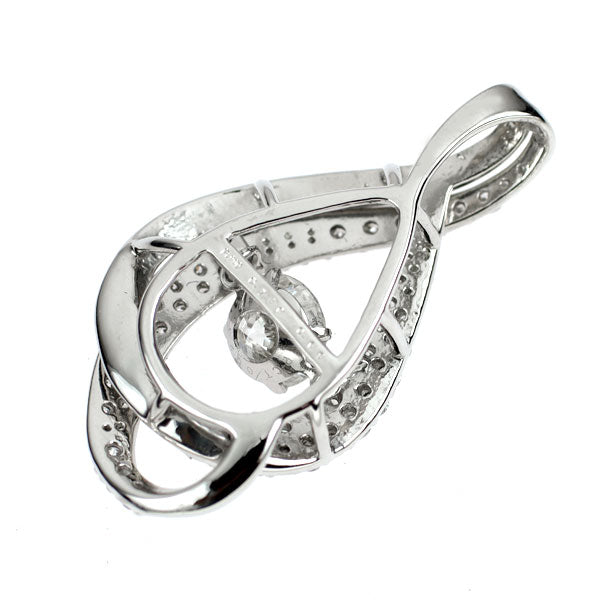 Pt900 ダイヤモンド ペンダントトップ 0.756ct D0.65ct