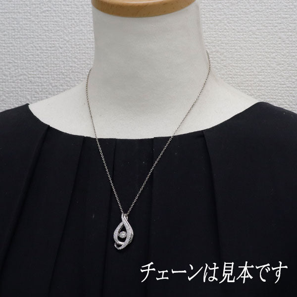 Pt900 ダイヤモンド ペンダントトップ 0.756ct D0.65ct