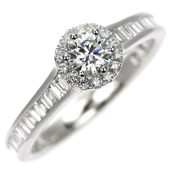 Pt900 ダイヤモンド リング 0.308ct D IF 3EXH D0.65ct