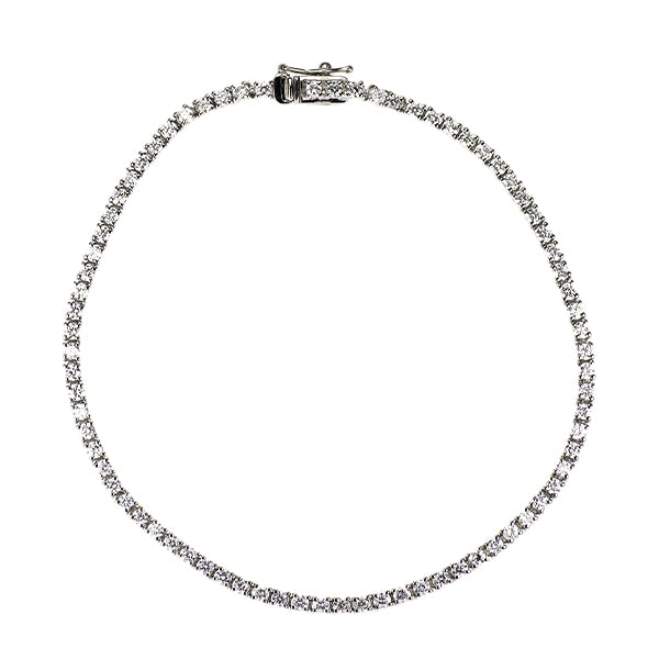 Pt850 ダイヤモンド テニス ブレスレット 1.00ct