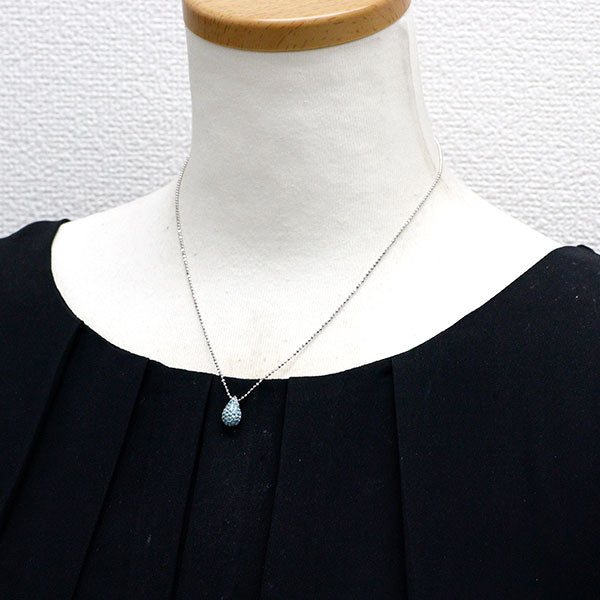 K18WG パライバ トルマリン ペンダントネックレス 0.36ct