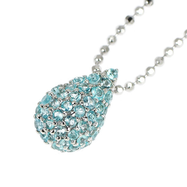 K18WG パライバ トルマリン ペンダントネックレス 0.36ct