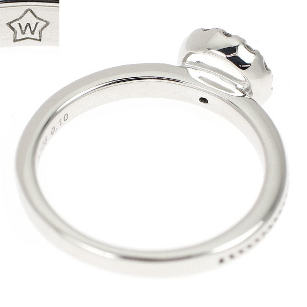 wish upon a star K18WG ダイヤモンド リング 0.106ct D0.10ct