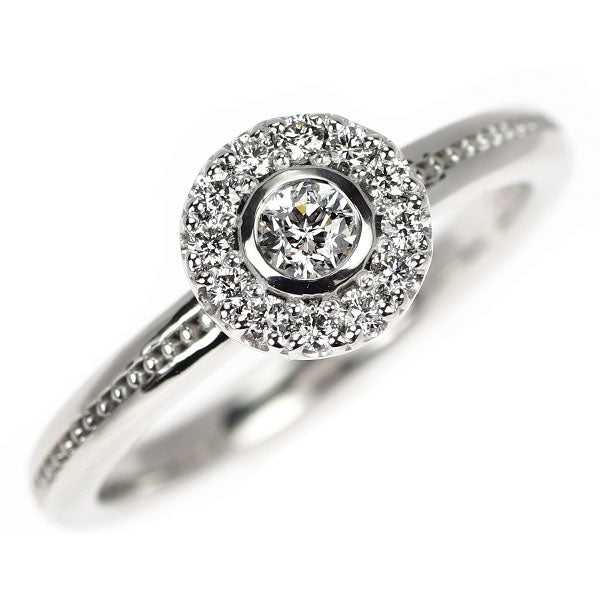 wish upon a star K18WG ダイヤモンド リング 0.106ct D0.10ct